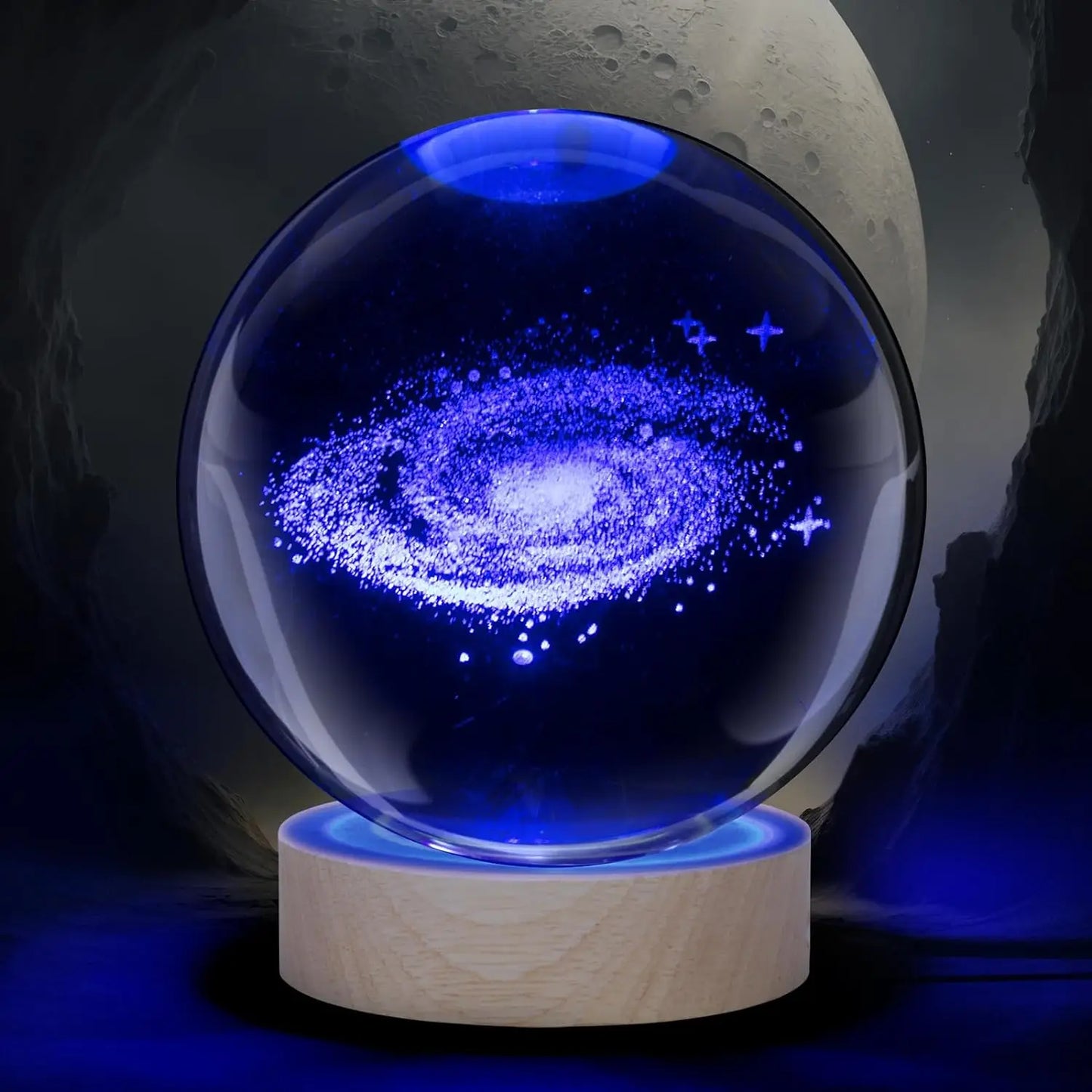 Night light crystal ball