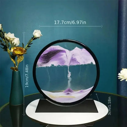 3D Sand Hourglass Quick Sand Art