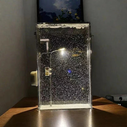 Snowfall lamp